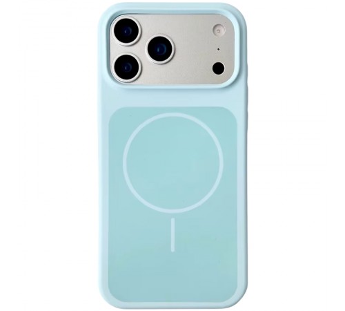 Чохол Silk Duo Color (AA) NO LOGO with Magnetic Fit для Apple iPhone 17 Pro Max (6.9") Turquoise