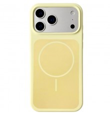 Чохол Silk Duo Color (AA) NO LOGO with Magnetic Fit для Apple iPhone 17 Pro Max (6.9") Yellow