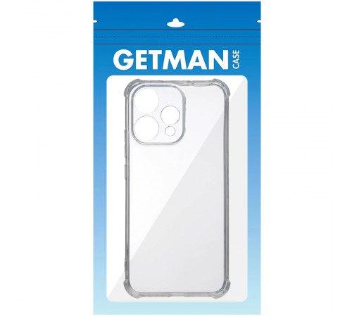 TPU чохол GETMAN Ease logo посилені кути Full Camera для Oppo Reno 15 Безбарвний (прозорий)