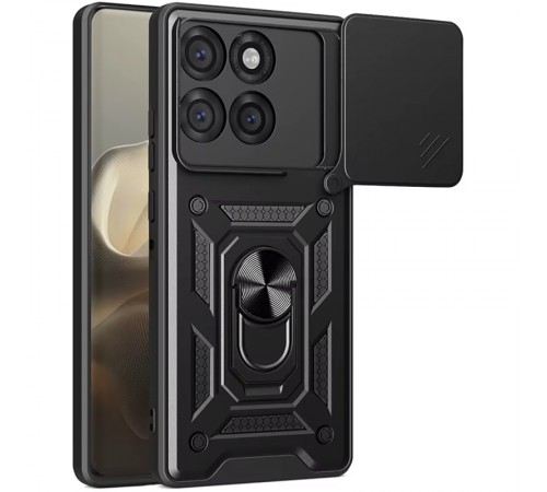 Чохол Ummi Camshield Serge Ring для Motorola Edge 70 Fusion / 70 Fusion+ Чорний / Black
