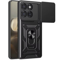 Чохол Ummi Camshield Serge Ring для Motorola Moto G67 / G77 Чорний / Black