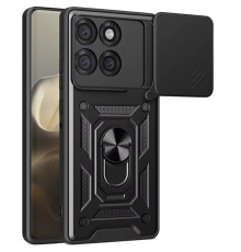 Чохол Ummi Camshield Serge Ring для Motorola Moto G67 / G77 Чорний / Black