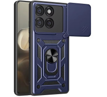 Чохол Ummi Camshield Serge Ring для Motorola Moto G67 / G77 Синій / Navy
