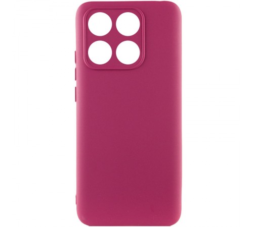 Чохол Silicone Cover Lakshmi Full Camera (AAA) для Motorola Moto G15 / G15 Power / G17 / G17 Power Бордовий / Plum