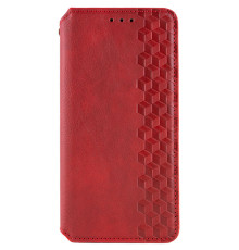 Шкіряний чохол-книжка GETMAN Cubic (PU) для Xiaomi 17T Pro Червоний