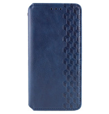 Шкіряний чохол-книжка GETMAN Cubic (PU) для Xiaomi 17T Pro Синій
