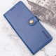 Шкіряний чохол-книжка GETMAN Gallant (PU) для Xiaomi 17T Pro Синій