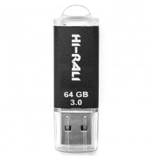 Флеш-накопичувач Hi-Rali Rocket Series USB 3.0 — 64GB Чорний