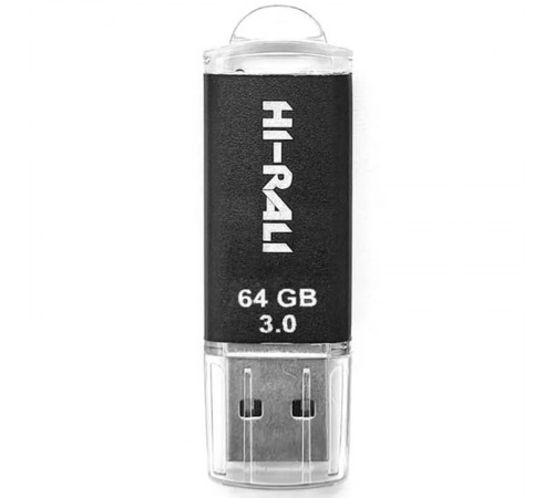Флеш-накопичувач Hi-Rali Rocket Series USB 3.0 — 64GB Чорний
