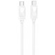 Дата кабель Borofone BX109 Type-C to Type-C 60W (1m) White