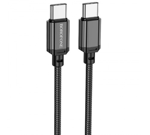 Дата кабель Borofone BX87 Type-C to Type-C 60W (1m) Black