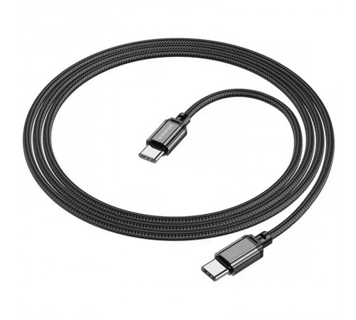 Дата кабель Borofone BX87 Type-C to Type-C 60W (1m) Black