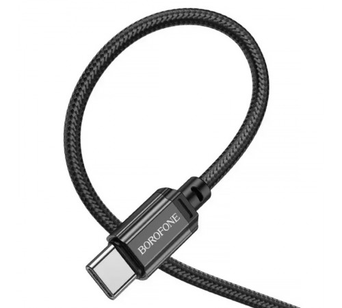 Дата кабель Borofone BX87 Type-C to Type-C 60W (1m) Black