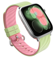 Ремінець BlueO Lollipop Silicone для Apple Watch 38/40/41/42mm(ser.10) Pink Green