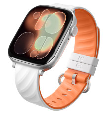 Ремінець BlueO Lollipop Silicone для Apple Watch 42(ser.1-3)/44/45/46/49mm White Orange