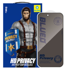 Захисне 2.5D скло Blueo Full Cover Anti-Peep для Apple iPhone 18 Pro Max (6.9") Чорний