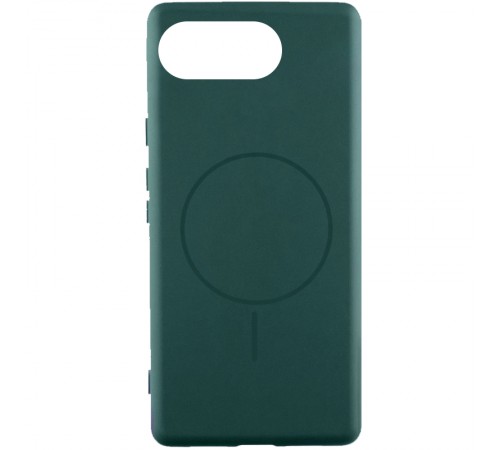 Чохол Silicone Cover Lakshmi (AA) with Magnetic Fit для Google Pixel 10a Зелений / Dark green