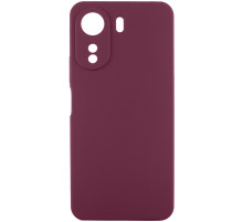 Чохол Silicone Cover Lakshmi Full Camera (AAA) для Xiaomi 17T Бордовий / Plum