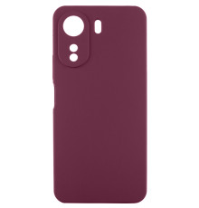 Чохол Silicone Cover Lakshmi Full Camera (AAA) для Xiaomi 17T Бордовий / Plum