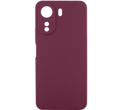 Чохол Silicone Cover Lakshmi Full Camera (AAA) для Xiaomi 17T Бордовий / Plum