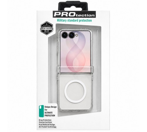 Чохол PC Pure Case with Magnetic Fit для Samsung Galaxy Z Flip8 Clear