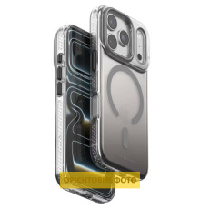 Чохол TPU+PC Puloka Resplendent with Magnetic Fit для Apple iPhone 15 (6.1") Dark Grey