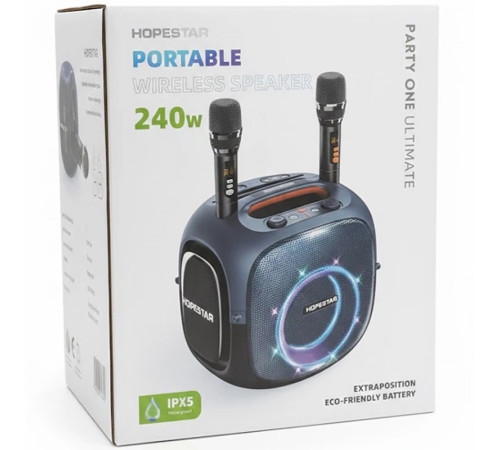 Bluetooth колонка Hopestar Party One Ultimate 240W Blue
