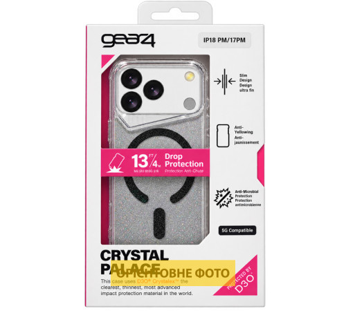 Чохол TPU+PC Gear4 Crystal Palace Shine with Magnetic Fit для Samsung Galaxy A27 5G Black