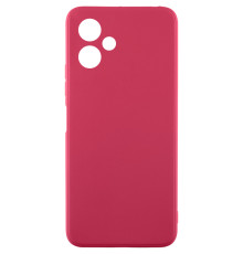 Силіконовий чохол Candy Full Camera для Samsung Galaxy A08 / A07 Бордовий / Burgundy