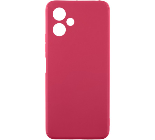 Силіконовий чохол Candy Full Camera для Samsung Galaxy A08 / A07 Бордовий / Burgundy