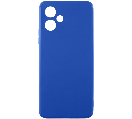 Силіконовий чохол Candy Full Camera для Samsung Galaxy A08 / A07 Синій / Dark Blue