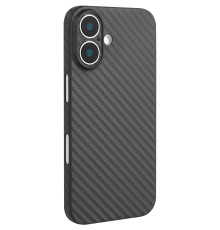 Чохол Getman Carbon Ultra Slim для Apple iPhone 16 (6.1") Black