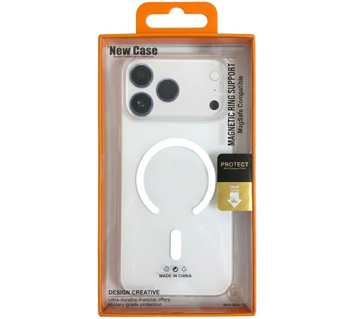 Чохол PC Matte Color with Magnetic Fit для Apple iPhone 16 (6.1") White