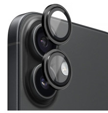 Захисне скло BlueO Metal на камеру для Apple iPhone 18 Pro / 18 Pro Max Чорний / Black