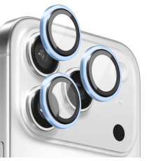 Захисне скло BlueO Metal на камеру для Apple iPhone 18 Pro / 18 Pro Max Блакитний / Sky Blue