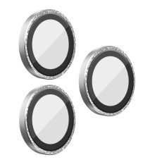 Захисне скло BlueO Metal на камеру для Apple iPhone 18 Pro / 18 Pro Max Срібний / Silver Diamond