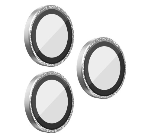 Захисне скло BlueO Metal на камеру для Apple iPhone 18 Pro / 18 Pro Max Срібний / Silver Diamond