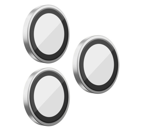 Захисне скло BlueO Metal на камеру для Apple iPhone 18 Pro / 18 Pro Max Срібний / Silver