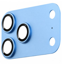Захисне скло BlueO Metal Block на камеру для Apple iPhone 18 Pro (6.3") Блакитний / Sky Blue