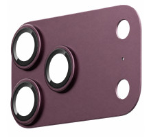 Захисне скло BlueO Metal Block на камеру для Apple iPhone 18 Pro Max (6.9") Бордовий / Deep Cherry
