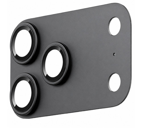 Захисне скло BlueO Metal Block на камеру для Apple iPhone 18 Pro Max (6.9") Чорний / Black