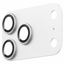 Захисне скло BlueO Metal Block на камеру для Apple iPhone 18 Pro Max (6.9") Срібний / Silver