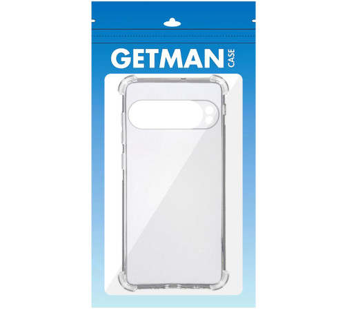 TPU чохол GETMAN Ease logo посилені кути Full Camera для Google Pixel 11 Безбарвний (прозорий)