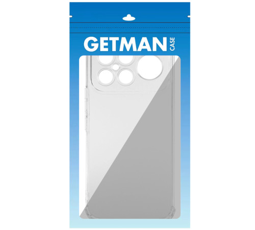 TPU чохол GETMAN Ease logo посилені кути Full Camera для Xiaomi Poco F9 Ultra Безбарвний (прозорий)