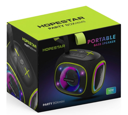 Bluetooth колонка Hopestar PartyBox mini 10W Black