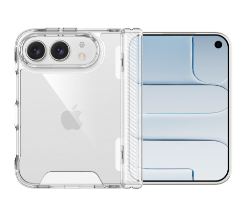 Чохол TPU Space Case transparent для Apple iPhone Duo (5.4/7.6") Прозорий