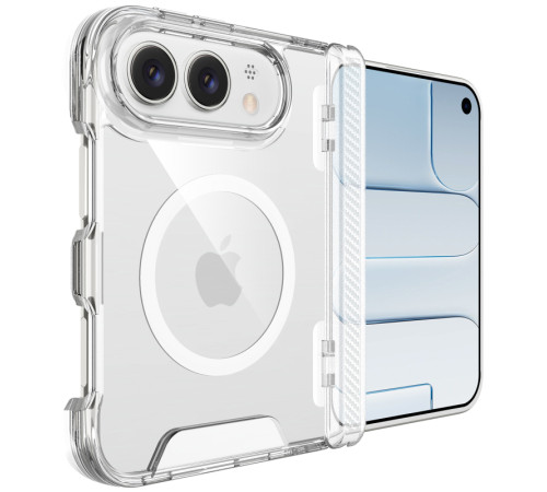 Чохол TPU Space Case with Magnetic Fit для Apple iPhone Duo (5.4/7.6") Прозорий