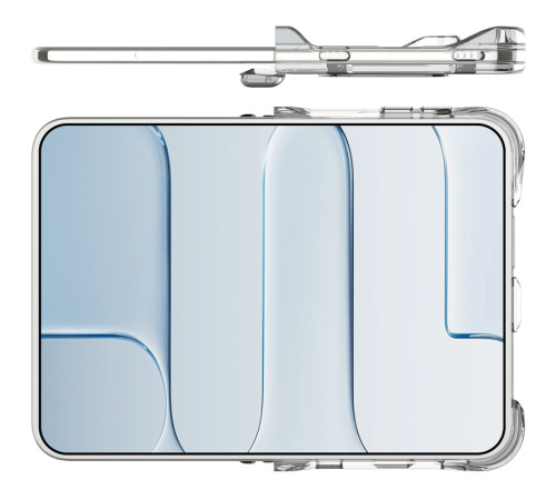 Чохол TPU Space Case with Magnetic Fit для Apple iPhone Duo (5.4/7.6") Прозорий