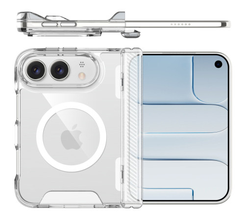 Чохол TPU Space Case with Magnetic Fit для Apple iPhone Duo (5.4/7.6") Прозорий