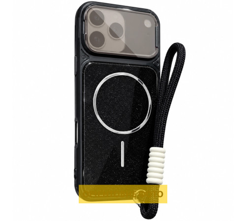 Чохол TPU+PC Pacific with Magnetic Fit and straps для Samsung Galaxy A27 Black